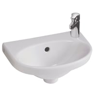 Gustavsberg Nautic 5540 Hndvask 40 X 27 5 Cm Med Hanehul Til Hjre