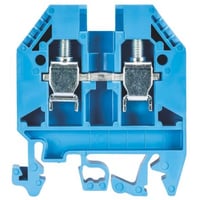 Wieland rækkeklemme WK 6/U/V0, 6mm², blå