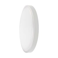 LED loftslampe, 36W, 42cm, IP44, hvid kant, 3820lm, 4000K