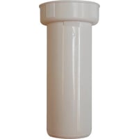 PP tilslutningsrr, 1 1/4" / 40 mm, 120 mm, hvid, til kkkenvask