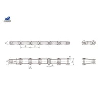 Double pitch kde 208A 1"