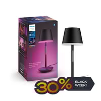 Philips Hue Brbar Bordlampe Color & White Ambiance 530lm Zigbee + Bluetooth Sort