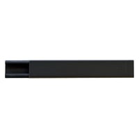 E-Line Minikanal, 15×10 mm med tape, 2 meter, sort