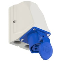 CEE vgudtag, 16A, 3P, 230V, bl, IP44
