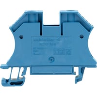 50 stk Weidmüller WDU gennemgangsklemme, blå på 16N mm²