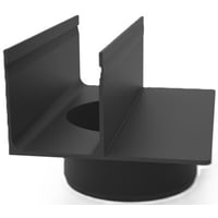 Star Drain PVC-samlestykke, 65 x 103 mm med 110 mm udlb