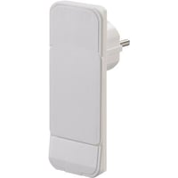 5: SMART PLUG: Ekstra flad vinklet Schuko/pindjord stikprop, 16A, hvid - Bachmann