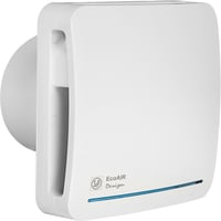 Badev?relsesventilator Ecoair Design, med hygrostat (fugtstyring)