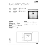 Intra Baltic500THF kkkenvask med universalkant