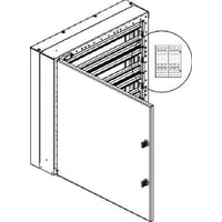 CUBIC Fordelingstavle CU-mini 4x5 moduler, 224 DIN-moduler 764x956x165mm