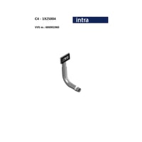 Intra Juvel overløb rustfri - overløbssæt til ribbet overløb