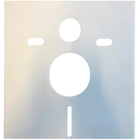 Lyddmpningsst til vghngt toilet, 39 x 41 cm - Solar Plus