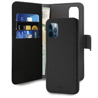iPhone 12 Pro Max, EcoLeather Wallet Detach, black