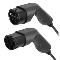 Deltaco EV-kabel, type 2 - type 2, 1-faset, 16A, 7 meter