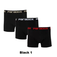PARADOX boxershorts 3 pak black 1 - XXL