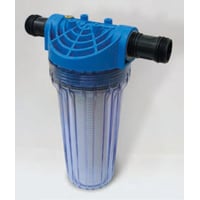 3-delt plast vandfilter, passer til 10″ patroner – K. Neerskov