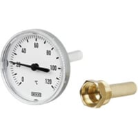 WIKA Bimetal termometer, 0 C ... 60 C, NS 100, L60 9.
