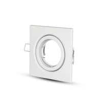 Firkantet downlight, GU10/MR16, IP20, Hul: 7,4×7,4 cm, Ml: 9,9×9,9 cm