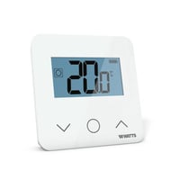 WATTS Vision rumtermostat, LCD, glasfront, trdls, hvid billede