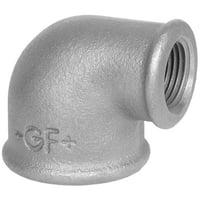 Georg Fischer vinkel 90° galvaniseret reduceret 2-1.1/4'' muffe-muffe