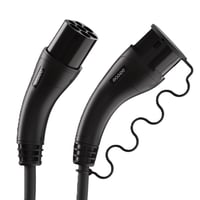 Easee ladekabel til elbil, 5 meter, type 2, 3-faset, 22 kW, 32A, 7,5 meter