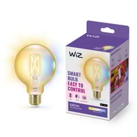 WiZ E27 LED-pre, G95 amber, 640lm, Tunable White, 7W, WiFi/Matter