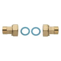Danfoss nippeltilslutningssæt, DN15, G3/4" x R1/2", PN25, 130°C