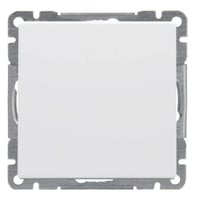 Afbryder korr M/2SL, semi komplet, hvid