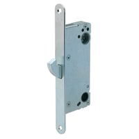Lsekasse 411, dornml 50mm, 225 x 64/84 x 22 mm, mat forzinket