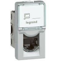 Mosaic dataudtag RJ45 Cat-6A UTP 1M aluinium