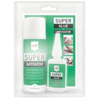 TEC7 superlimsystem, SUPER lim & aktivator, 50 + 200 ml billede