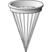 MA rottesprrer, 100 mm, sort stbejern
