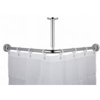 Vinkel badeforh?ngsstang 90 x 90 mm, komplet s?t