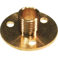 Billede af Nippel m. plade 10mm messing