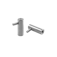 Billede af Line18 hndkldekrog med pind, st af 2 stk, brstet rustfrit stl