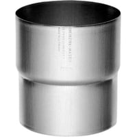 Rheinzink Rørmuffe 76 mm. prePatina walzblank - Tages ikke retur -