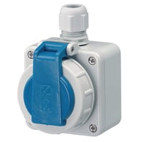 SCHUKO vgudtag, 3 polet, 16A, 230V, IP68 – Mennekes