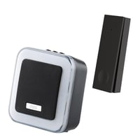 TREND New Premium Bluu trådløs dørklokke, sort, batteri