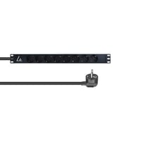 Lanview 19" 1U PDU 16A 8x Schuko type F 3 m kabel