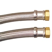 EPDM kedelslange, DN32, rustfri flet, 1 1/4" x 1 1/4" omlber, 1000 mm - Neoperl