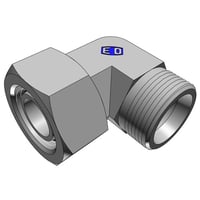 Ermeto EW samler vinkel, stilbar, 15 mm rr, M22 x 1.5 gevind, 400 bar - Parker