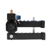 Wavin Minishunt – Grundfos pumpe og fordelerrr, 5 kredse til 125 m