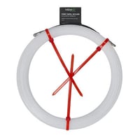 Sgefjeder nylon, 15 m, 4 mm, fast hoved - Nelco