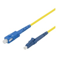 DELTACO Fiber cable, LC - SC, 9/125, OS1/2, singlemode, LSZH, 1m