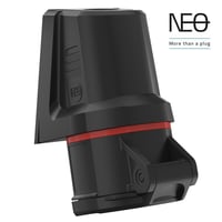 CEE Udvendigt vgudtag NEO, 16 A, 5P, IP54, fjederklemme – Walther-Werke