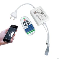 230V WiFi smart home dmper, inkl. endeprop, til 230V CLIP-ON 8x16 Neonflex, memory funktion, max 50 meter
