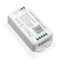 WiFi RGB+W controller - Tuya Smart/Smart Life, uden fjernbetjening, Google Home/Alexa kompatibel, 12V (120W), 24V (240W)