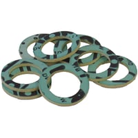 Fiberpakning HD, 3/4", 24x15x2 mm, grn, 10 stk.