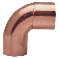 Billede af Loddebjning med 1 muffe 5/8". 90gr. Til komfort kl 48 bar. Kobber