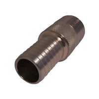 Slangestuds, stl, 1.1/2″ udvendigt gevind – 1.1/2″ slange – Hydroscand